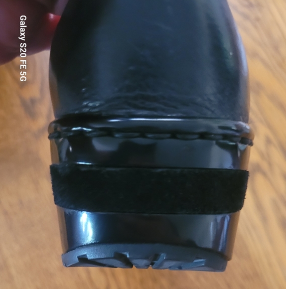 Born Black Leather Clogs with Buckle Detail - Picture 9 of 10